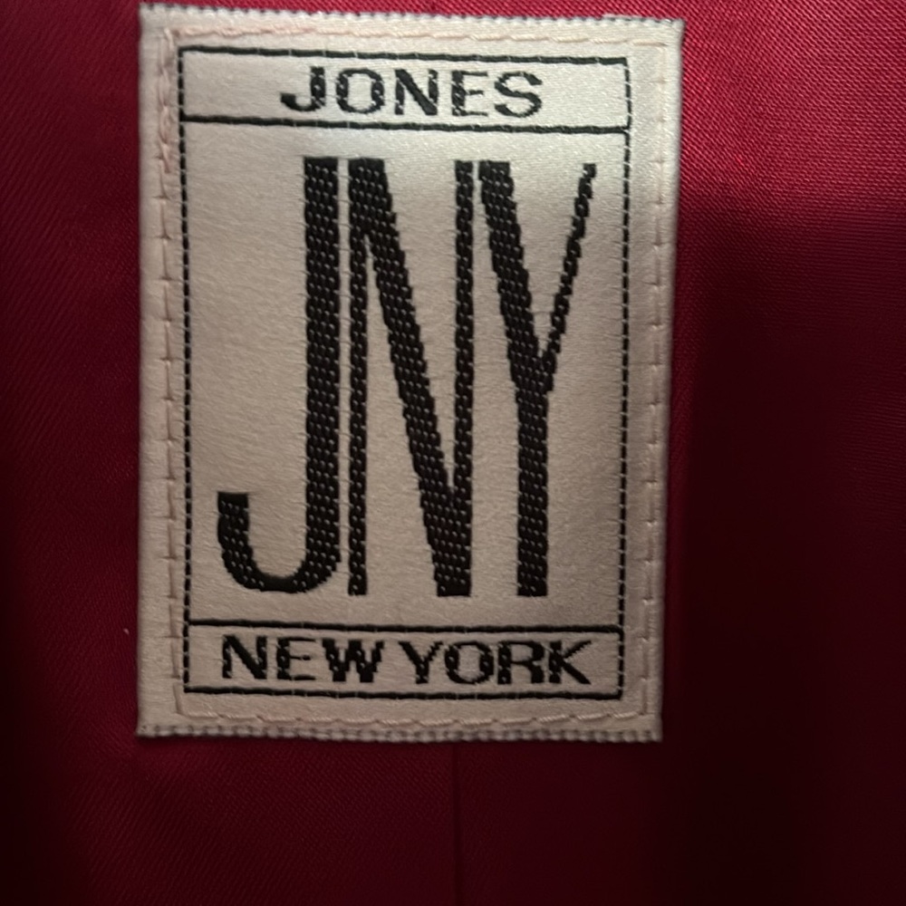Women’s Dark Red Dress Coat - Picture 2 of 8
